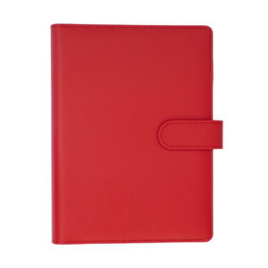 Loose Leaf 6-ring Binder A5 Planner Cover | Ruby Woo Red
