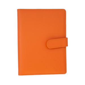 Loose Leaf 6-ring Binder A5 Planner Cover | Tiger Orange