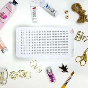 Rose K Paper Co: Rose K Paper Co Planner Stickers | Horizontal Date Strips