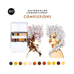 Paints: Watercolour Confections 12 Pan | Complexion