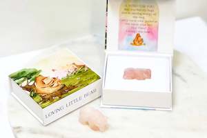 Crystals: Loving Little Bear - Rose Quartz