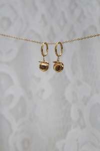 Katy B Jewellery: Earrings - Katy B -  Peachy Hoops