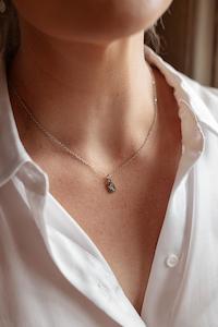 Necklace - Katy B - Square Lotus