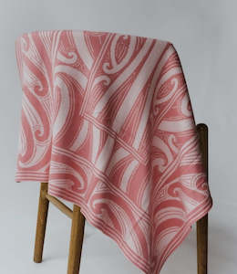 Wraps: Pēpi Blanket - Knitted - Pink - Hawaiiki Pēpi