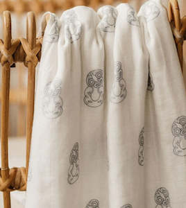 Wraps: Pēpi Wrap - Tiki - Blue - Bo and Ko