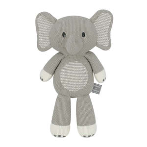 Snuggle Buddies Soft Toys: Soft Toy - Knitted - Elephant
