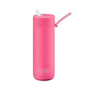 All: Reusable Bottle - Frank Green - 595ml / 20oz - Neon Pink
