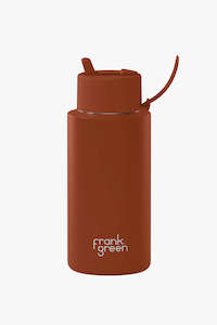 New: Reusable Bottle - Frank Green - 34oz / 1L - Toffee - Limited Edition