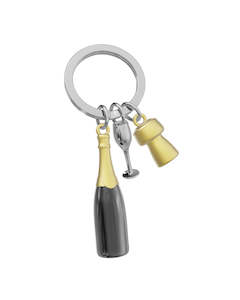 Baby: Keyring - Champagne Bottle