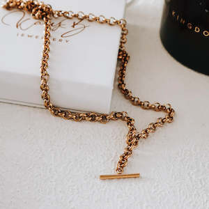 Jewellery 1: Necklace - Statement T Bar Necklace - KatyB