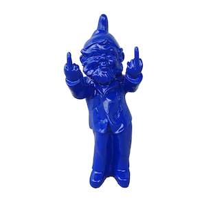 For Men: Cheeky Gnome Statue - Dark Blue - Double F You