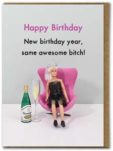 Greeting Cards: Greeting Card - New Birthday Year
