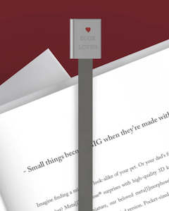 Gifts Under 30 00: Metal Bookmark - Book Lover