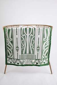 Pēpi Blanket / Minky - Hawaiiki Pēpi - Ngāhere (Green)