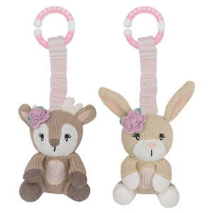 Kids Puzzles: Stroller Toys - Fawn & Bunny - 2 Pack