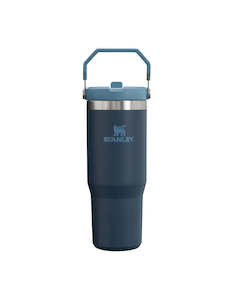 Drinkware: Tumbler - The IceFlow Flip Straw - 30oz Navy - Stanley