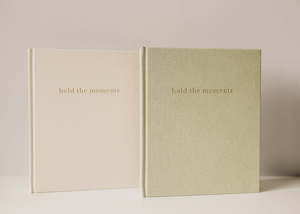 Baby Books: Journal - Hold the Moments