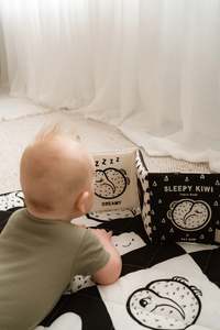 Sleepy Kiwi Baby Fabric Book of Birds (Organic Cotton)