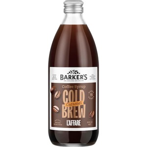 Cold Brew Coffee Syrup CARAMEL - Barkers - 500ml