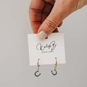 Jewellery 1: Earrings - Horseshoe Hoops - Katy B