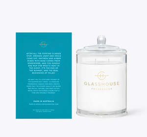 Candles Glasshouse: Candle - GH - Midnight In Milan (Saffron & Rose) - 380g