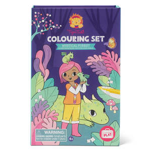 Kids Puzzles: Colouring Set - Mystical Forest - Tiger Tribe