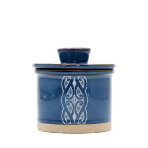 For Men: Butter Bell - Glazed Ceramic - Miriama Grace-Smith - Blue