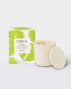 Home Decor: Candle - Lime & Lemongrass - 300g - Circa
