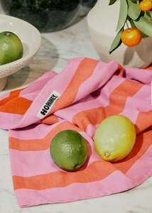 Tea Towel - Sherbet Stripes
