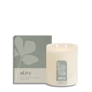Home Decor: Candle - Al.ive - Ivory Bloom
