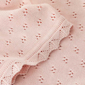 New Mama: Living Textiles Blush - Heirloom Bamboo Blanket