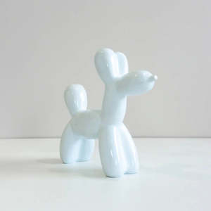 For Men: Balloon Dog - Resin - white