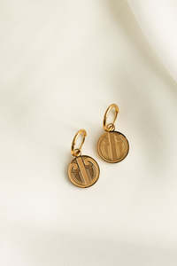 All: Wahine Toa - Earrings (Huggies) - Haerenga - Gold