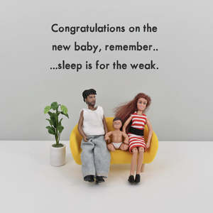 New: Greeting Card - Congratulations on the new baby