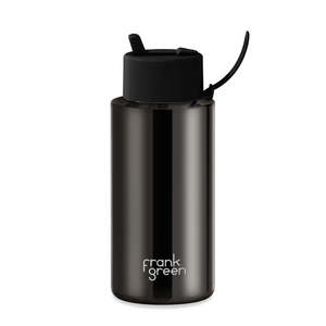 Reusable Bottle - Frank Green - 1L / 34oz - Shadow Chrome