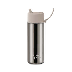 Reusable Bottle - Frank Green - 595ml / 20oz - Chrome Moondust
