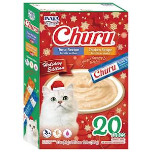 Inaba Churu Holiday Tuna & Chicken Variety 14gx20 - Joycat Boutique
