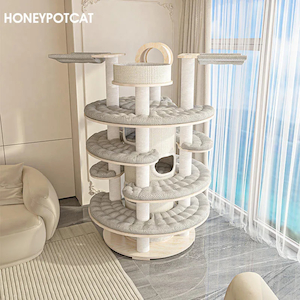Products: HONEYPOT CAT® Wooden Cat Tree - Dream Home 230520PRO - Joycat Boutique