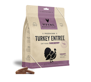 Vital Essentials Freeze-Dried Turkey Mini Patties Cat Food - Joycat Boutique