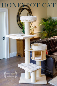 HONEYPOT CAT® Wooden Cat Tree - Classic 2501 - Joycat Boutique