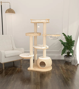 Products: HONEYPOT CAT® Solid Wood Cat Tree - Summer 210012pro - Joycat Boutique
