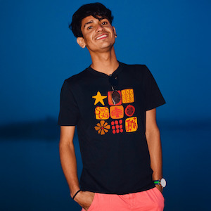 Joyya Grid T-shirt | Unisex Short Sleeve