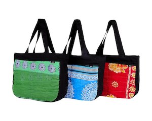 Sari Tote with Zip Top