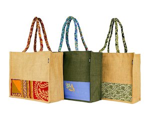 Joyya Collection: Sari Trim Shopping Bag