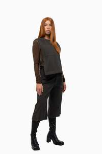 Denim: WORK VEST - Walnut