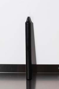 Household Taper Candle 240mm (Black) - NATIONAL CANDLES