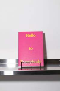 Hello to Everybody by Sallie Culy - BAD NEWS BOOKS