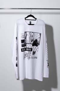 Cold Wave: Gravel Beach L/S Tee (White) – COLD WAVE