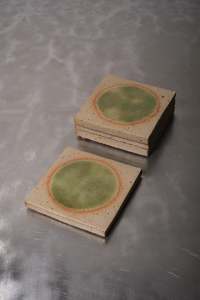 Toast Green Stoneware Coaster Set - COREY PUGH