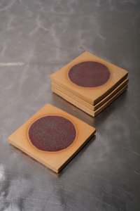 Corey Pugh Ceramics: Stoneware Coaster Set - COREY PUGH